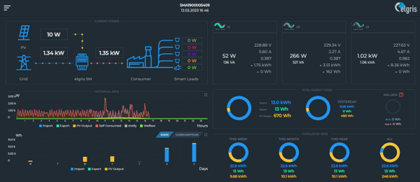 Het elgris online portaal voor monitoring van energie data