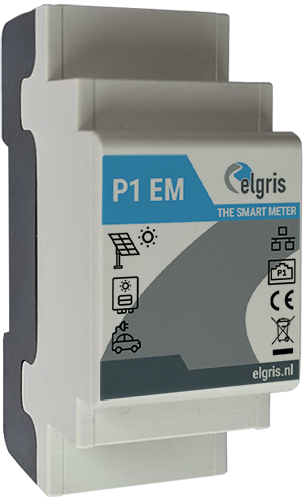 Elgris P1 EM gateway tussen omvormer en slimme meter